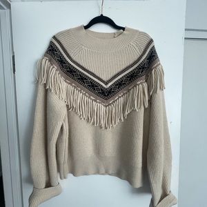 altar’s state chunky fringe sweater size XXL. It runs just like an XL. NWT